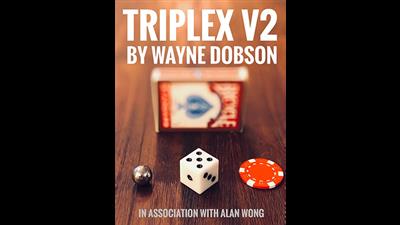 TRIPLEX V2 by Wayne Dobson and Alan Wong (Gimmicks and Online Instructions) - Trick