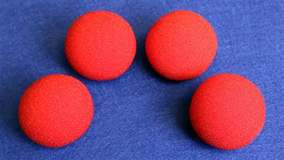 1.5 inch Regular Sponge Ball (Red) Bag of 4 from Magic by Gosh
