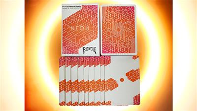 Orange Bump Neon Playing Cards by US Playing Card Co