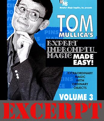Bill to Matches video DOWNLOAD (Excerpt of Mullica Expert Impromptu Magic Made Easy Tom Mullica- #3, DVD)
