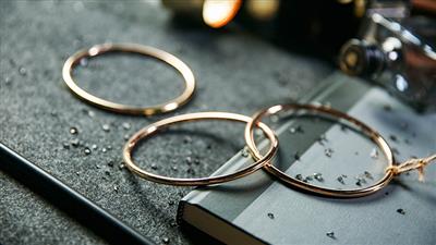 4'' Linking Rings (Gold) by TCC - Trick