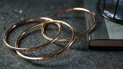 4'' Linking Rings (Gold) by TCC - Trick