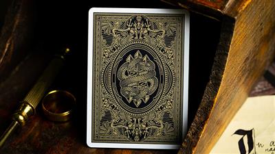 Devil's in the Details Glamourous Gold Playing Cards by Riffle Shuffle