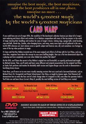 World's Greatest Magic: Card Warp - DVD