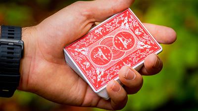 Bonfires Red (includes Card Magic Course) by Adam Wilber and Vulpine