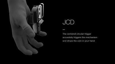 Hanson Chien Presents JCD (Jumbo Coin Dropper) by Ochiu Studio (Black Holder Series) - Trick