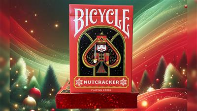 Bicycle Nutcracker (Red Gilded) Playing Cards