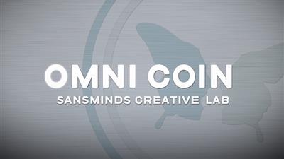 Omni Coin US version (DVD and  2 Gimmicks) by SansMinds Creative Lab - Trick