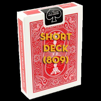 Bicycle Playing Cards 809 Mandolin Red by USPCC Leading