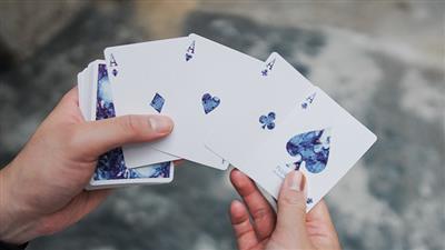 Fluid Art Blue (Standard Edition) Playing Cards
