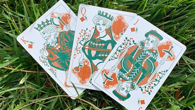 Grasshopper Dark (Jade) Playing Cards