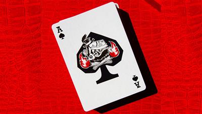 Trash & Burn (Red) Playing Cards by Howlin' Jacks