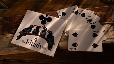 4 FLUSH RED by Nick Trost and Murphy's Magic - Trick