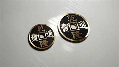 CHINESE COIN BLACK LARGE by N2G - Trick