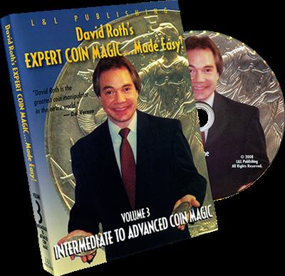 David Roth's Expert Coin Magic Made Easy Vol 3 (Intermediate to Advanced) - DVD