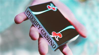 Cherry Casino True Black (Black Hawk) Playing Cards by Pure Imagination Projects