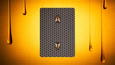 Bicycle Honeybee (Black) Playing Cards