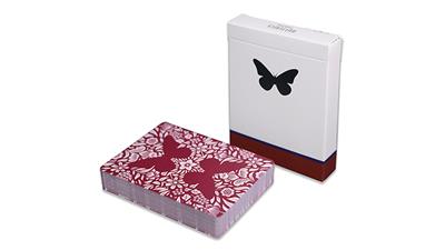 Butterfly Playing Cards Marked (Red) 3rd Edition by Ondrej Psenicka