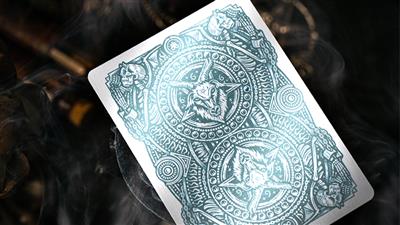 666 V4 (Cyan) Playing Cards by Riffle Shuffle