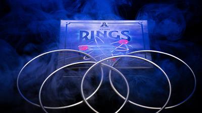 ATOM RINGS (Gimmicks and Instructions) by Apprentice Magic  - Trick