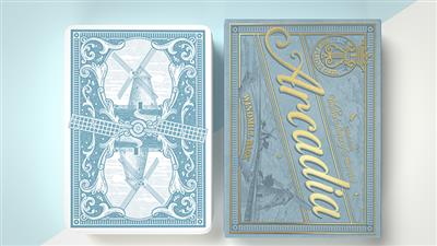 The Windmill Back (Azure Blue Edition) Playing Cards