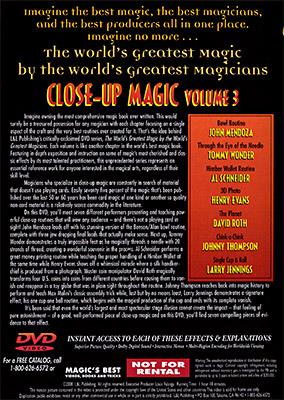 World's Greatest Magic: Close Up Magic #3  - DVD