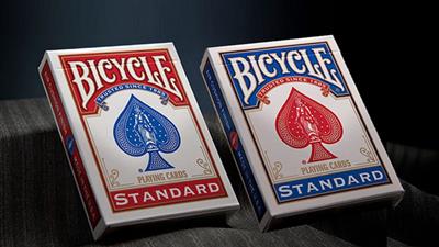 Bicycle Standard Playing Cards in Mixed Case Red/Blue(12pk)with individual hang tabs on deck by USPCC