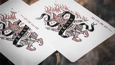 666 V4 (Rose Gold) Playing Cards by Riffle Shuffle