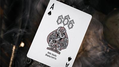 666 V4 (Rose Gold) Playing Cards by Riffle Shuffle