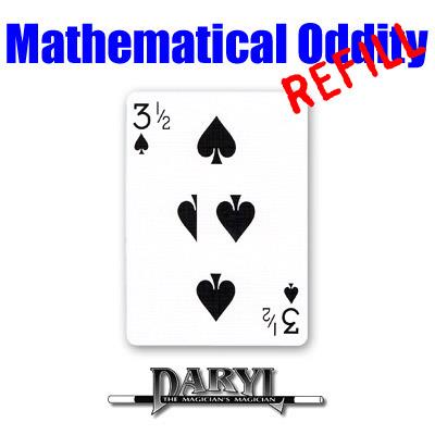 REFILL Mathematical Oddity (3 1/2 of SPADES) by Daryl - Trick