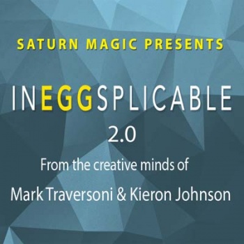 InEGGsplicable 2.0 Card in Egg (Brown Egg Version) by Kieron Johnson & Mark Traversoni