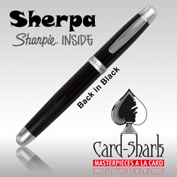 Sherpa Pen - Back in Black  Sharpie Pen Cover