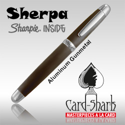 Sherpa Pen - Gun metal Aluminium Metal Sharpie Pen Cover
