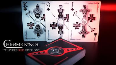 Chrome Kings Limited Edition Playing Cards (Players Red Edition) by De'vo vom Schattenreich and Handlordz