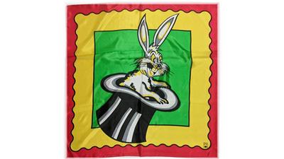 Rice Picture Silk 27'' (Rabbit in Hat) by Silk King Studios - Trick