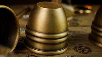 Artistic Chop cup and balls (Brass) by TCC - Trick
