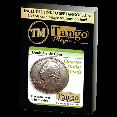 Double Side Quarter (Heads)(D0078) by Tango - Tricks