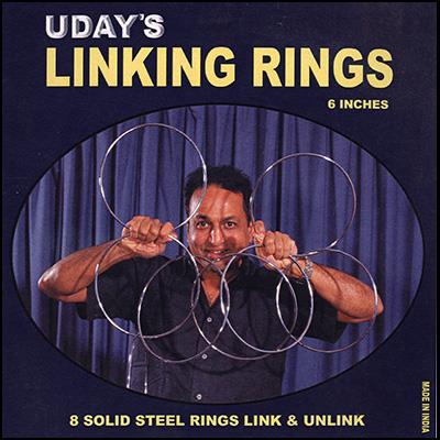 Linking Rings - 06 Inches - # 8 by Uday - Trick