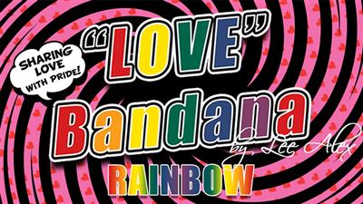 Love Bandana - Rainbow by Lee Alex