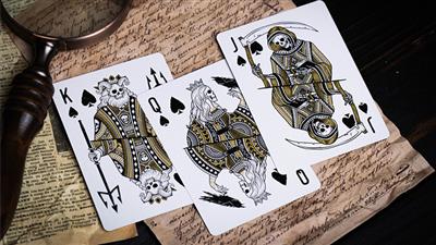 666 (Gold Foil) Playing Cards by Riffle Shuffle