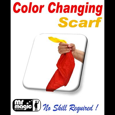 Color Changing Silk Scarf by Mr. Magic - Trick