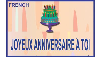 Joyeux anniversaire - Lawless French Expression - Happy Birthday