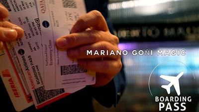 Boarding Pass (Gimmicks and Online Instruction) by Mariano Goni - Trick