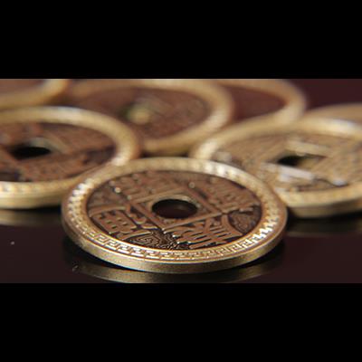 Chinese Coin Set dollar (Gimmicks and Online Instructions) by Jieli Magic - Trick