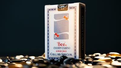 Limited Bee X Cherry (Blue) Playing Cards