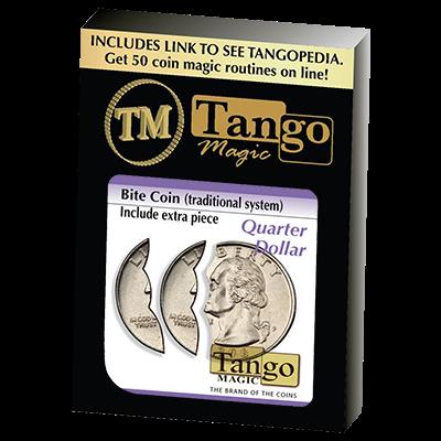 Bite Coin - (US Quarter - Traditional With Extra Piece)(D0047)by Tango - Trick