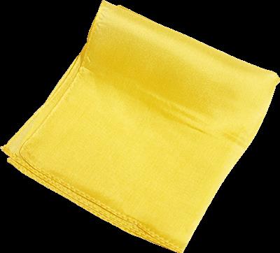 Silk 6 inch (Yellow) Magic By Gosh - Trick
