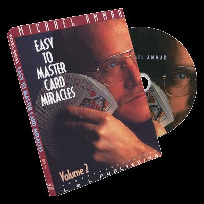 Easy to Master Card Miracles Volume 2 (DVD and Gimmicks) by Michael Ammar - DVD
