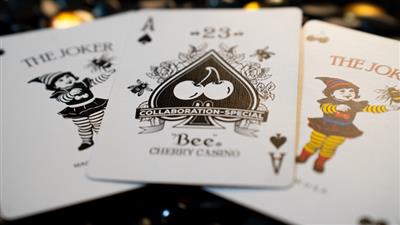 Limited Bee X Cherry (Blue) Playing Cards