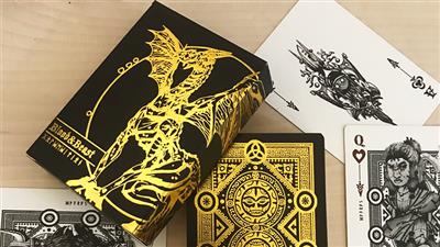 Blood and Beast (Gold-Gilded) Playing Cards